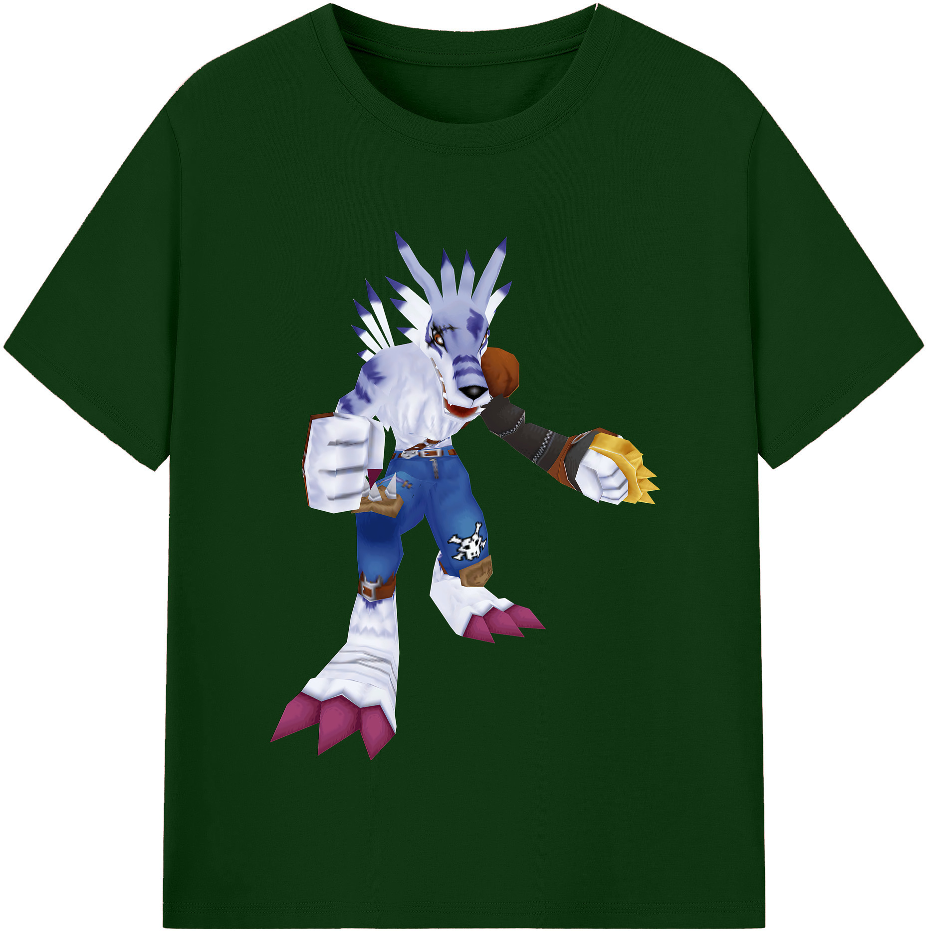 （画像用） Digimon デジタルモンスター/デジモン 綿100％半袖Tシャツ（フロントプリント）